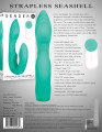 Gender X Strapless Sea Shell Vibrating Strapless Strap On Turquoise
