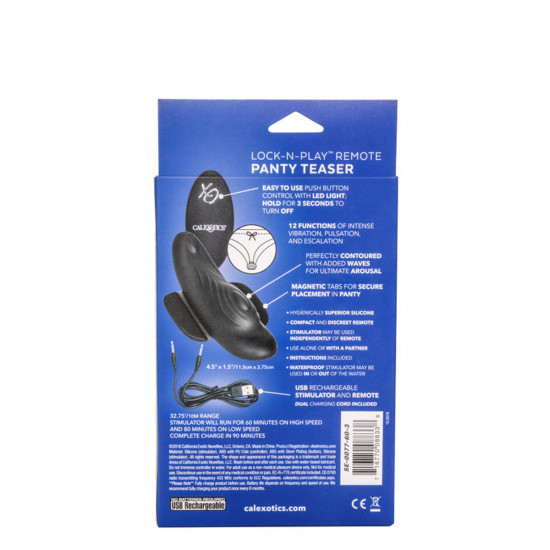 Lock-N-Play Remote Panty Teaser Zwart