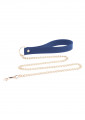 Taboom Siliconen Halsband En Riem Blauw