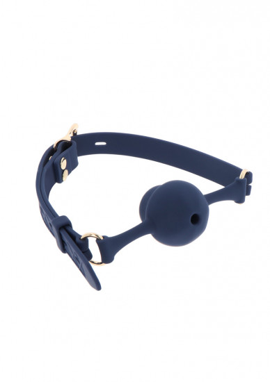 Taboom Siliconen Ball Gag Blauw
