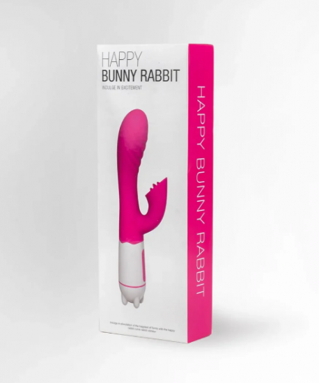 Happy Bunny Rabbit Vibrator Paars