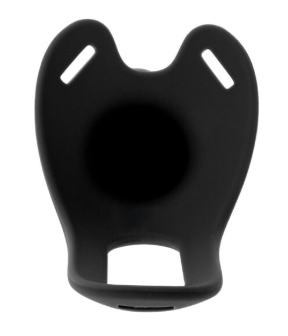 Inferno Vibrating Hollow Penis Strap-On 20 Cm Zwart