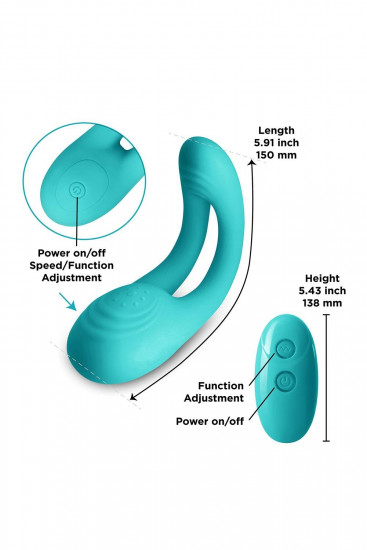 Inya Utopia Teal Koppelvibrator Groen