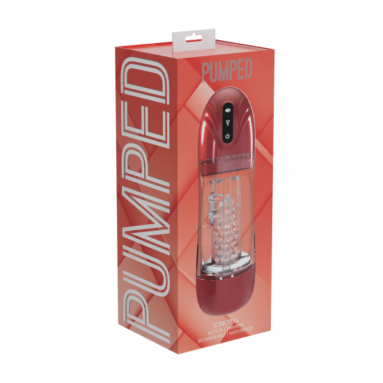 Pumped Sonicpull Masturbator Pump Rood