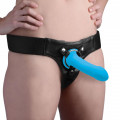 Squeeze-It Vibrating Dildo Blauw
