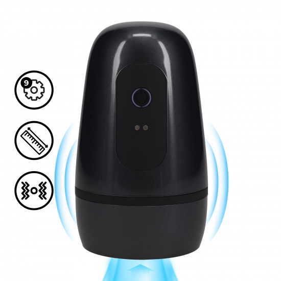 Pumped Vibrobator Masturbator Pump Zwart