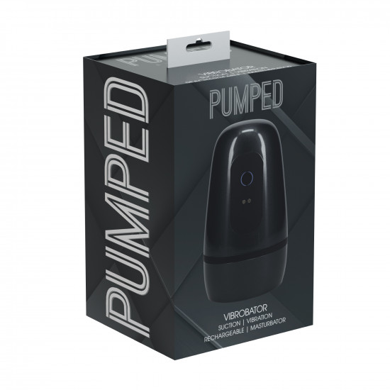 Pumped Vibrobator Masturbator Pump Zwart