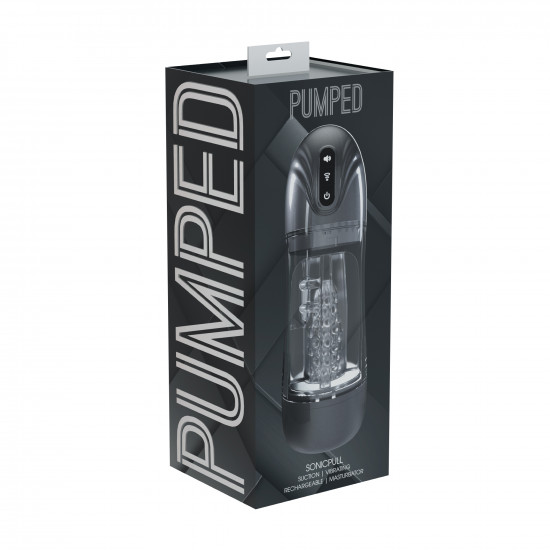 Pumped Sonicpull Masturbator Pump Zwart