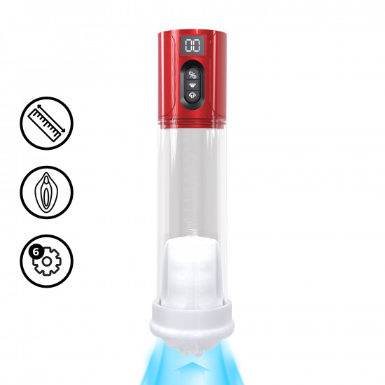 Pumped Hyperlift Masturbator Pump Rood