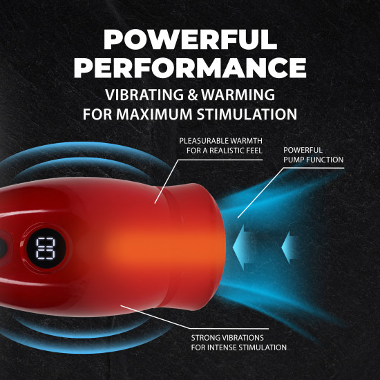 Pumped Virtuo Masturbator Pump Rood