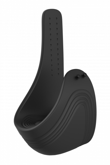 Ramrod Adjustable Vibrerende Cockring Met Afstandbediening Zwart