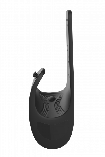 Ramrod Adjustable Vibrerende Cockring Met Afstandbediening Zwart