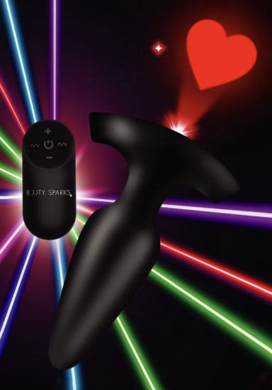 Booty Sparks Heart Laser Buttplug