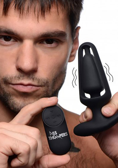 Ass Thumpers 7x Hollow Buttplug Zwart