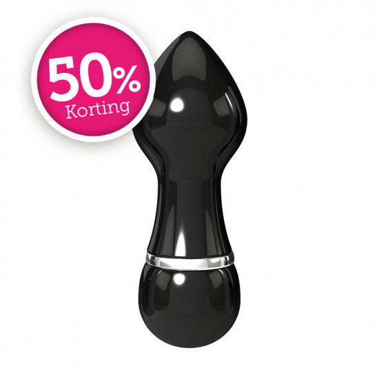 Pure Aluminium Mini Vibrator Zwart