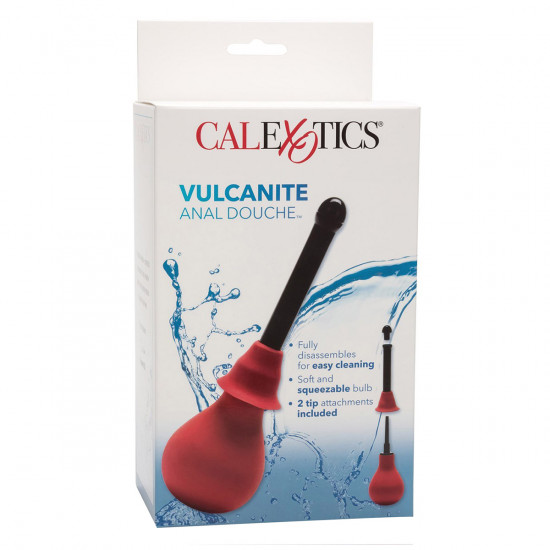 Vulcanite Anal Douche Rood