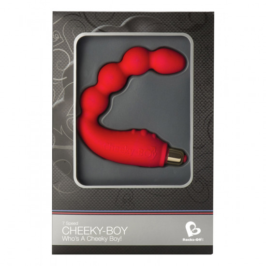 Rocks-Off Cheeky-Boy Anaal Vibrator Rood