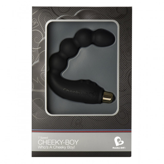 Rocks-Off Cheeky-Boy Anaal Vibrator Zwart