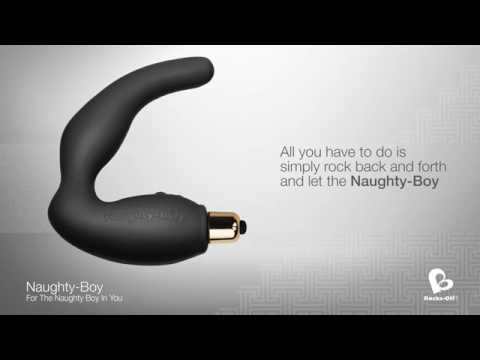 Rocks-Off Naughty-Boy Anaal Vibrator Blauw