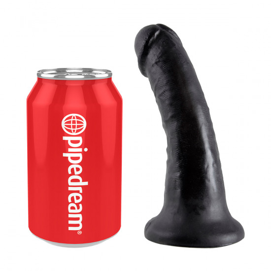 King Cock 6 Inch Dildo Zwart