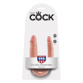 King Cock U-Shaped Small Double Trouble Dildo Blank