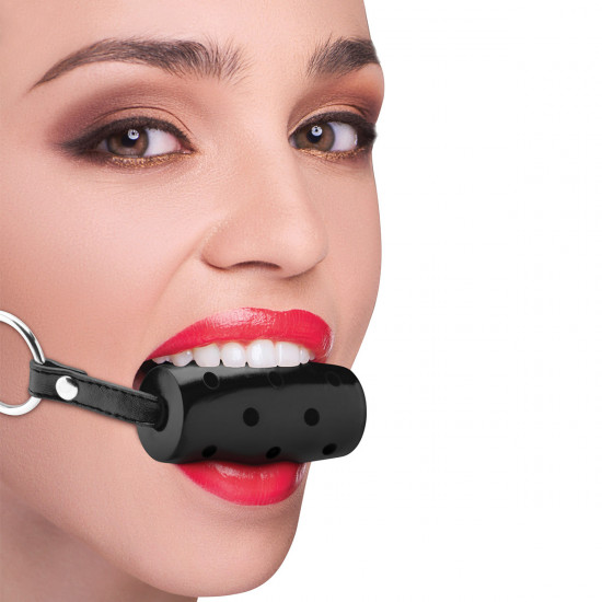 Ouch! Cylinder Gag Zwart