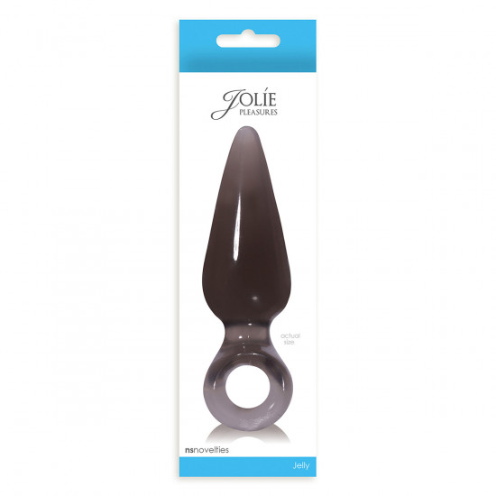 Jolie Pleasures Buttplug Houtskool Large