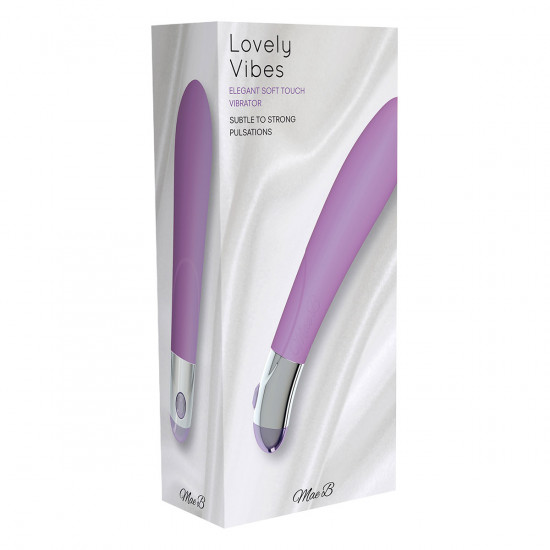 Lovely Vibes Elegant Soft Touch Vibrator Paars
