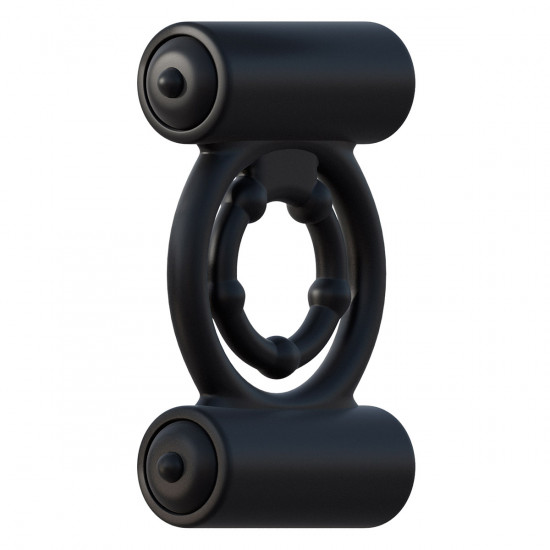 C-Ringz Extreme Double Trouble Cockring Zwart