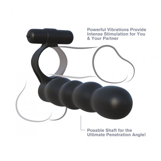 C-Ringz Posable Partner Double Penetrator Cockring