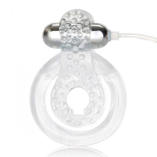 Elite Sexual Exciter Crystal Cockring Transparant