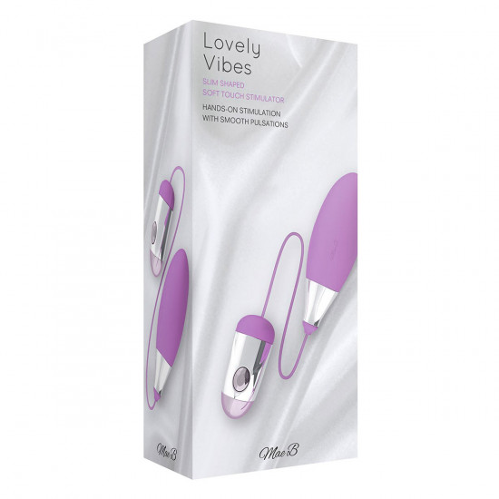 Lovely Vibes Slim Shaped Stimulator Vibrerend Eitje Violet