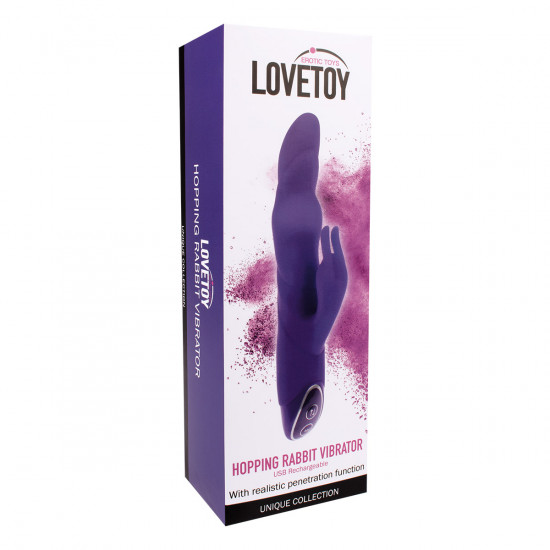 Lovetoy Hopping Rabbit Vibrator Paars
