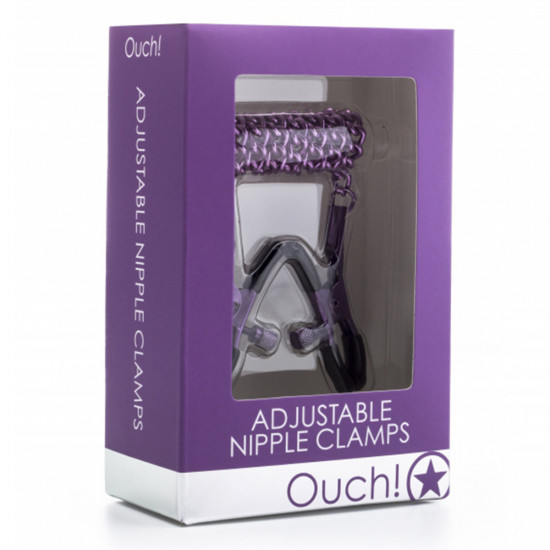 Ouch! Adjustable Tepel Klemmen Paars