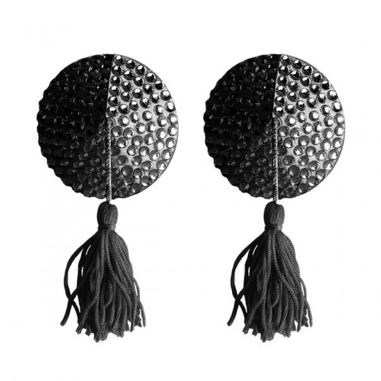 Ouch! Nipple Tassels Round Zwart