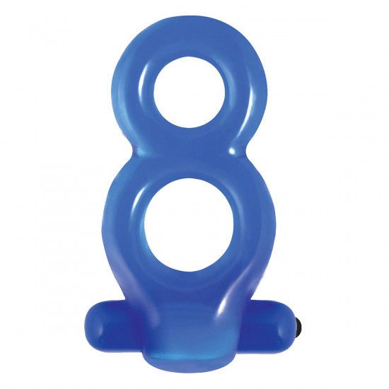 Renegade Vibrating Men's Cockring Blauw