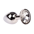 Plug It Strass Buttplug Set Zilver