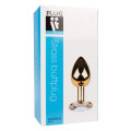 Plug It Strass Buttplug Small Goud/Zilver
