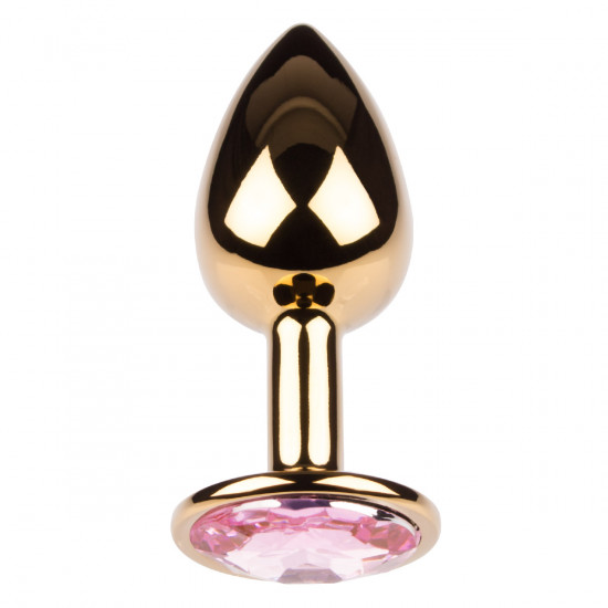 Plug It Strass Buttplug Small Goud/Roze