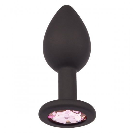 Plug It Strass Buttplug Small Zwart/Roze