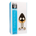Plug It Strass Buttplug Medium Goud/Zilver