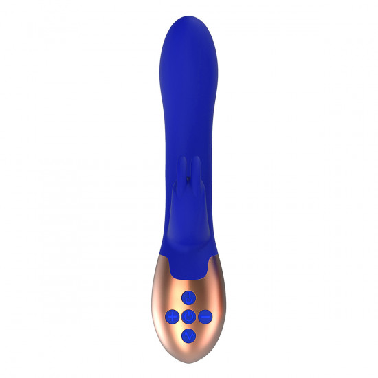 Elegance Opulent Heating Rabbit Vibrator Blauw