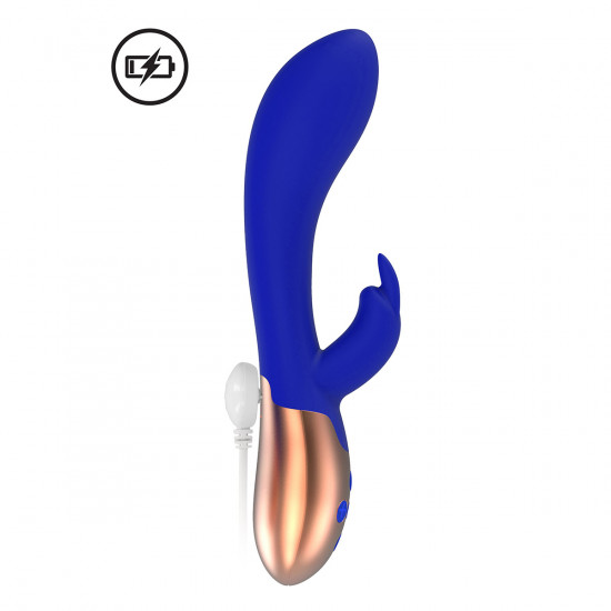 Elegance Opulent Heating Rabbit Vibrator Blauw