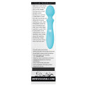 Evolved Pocket Wand Massage Vibrator Licht Blauw