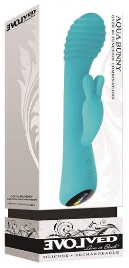 Evolved Aqua Bunny Vibrator