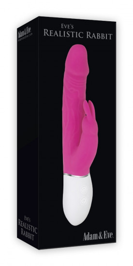 Adam & Eve Eve's Realistic Rabbit Vibrator Roze