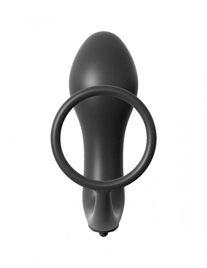 Anal Fantasy Ass-Gasm Cockring Vibrating Plug Zwart