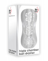 Adam & Eve Triple Chamber Ball Drainer Masturbator