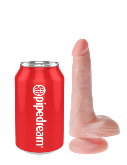 King Cock 6 Inch Cock with Balls Dildo Blank