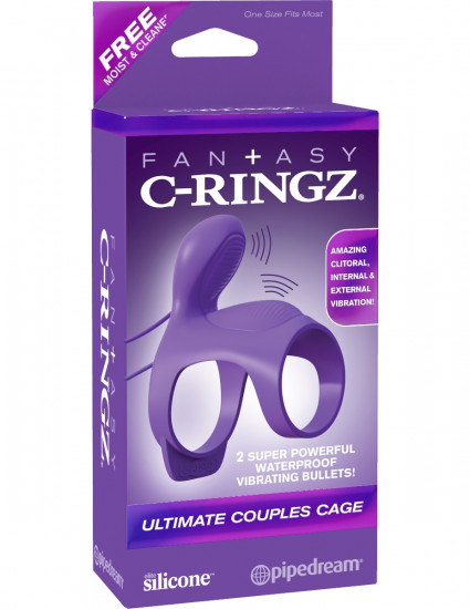C-Ringz Ultimate Couples Cage Cockring Paars
